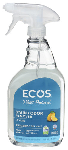 ECOS - Lemon Scented Stain & Odor Remover, 22 Oz | Pack of 6