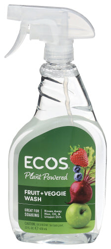 Ecos - Fruit & Vegetable Wash, 22 oz | Pack of 6