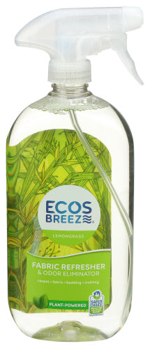 Ecos - Lemongrass Fabric Refresher & Odor Eliminator, 20 Fl. Oz. | Pack of 6