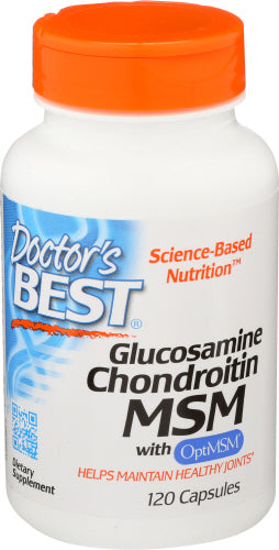 Doctor's Best - Glucosamine Chondroitin MSM, 120 Capsules