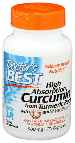 Doctor's Best - High Absorption Curcumin, 500 mg