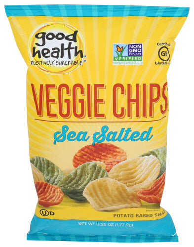 Good Health - Chip Veggie Sea Salted, 6.25 Oz | Pack of 10