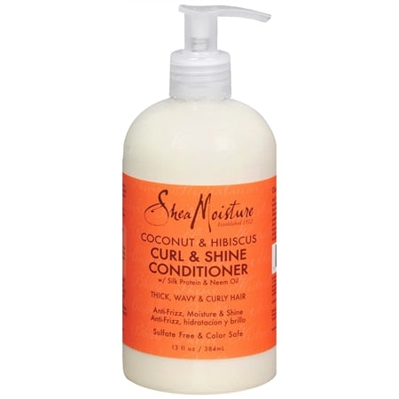 SheaMoisture - Coconut and Hibiscus Moisturizing Restore and Smooth Deep Conditioner Unscented, 13 Fl Oz | Pack of 4