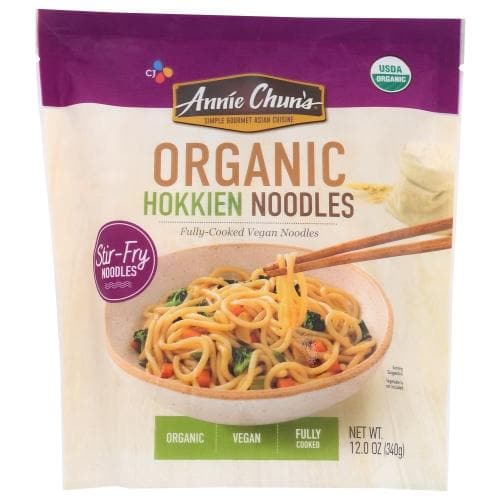 Annie Chun's - Organic Hokkein Noodles, 12 Oz | Pack of 6