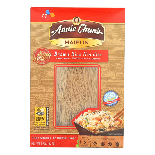 Annie Chun's - Maifun Brown Rice Noodles, 8 Oz | Pack of 6