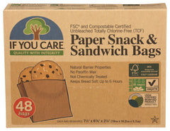 If You Care - Sandwich Bag, 48 CT | Pack of 12