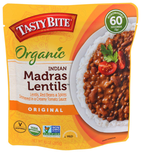 Tasty Bite - Madras Lentils, 10 oz | Pack of 6