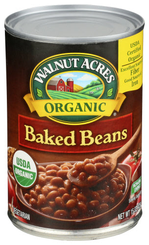 Walnut Acres - Organic Baked Beans, 15 Oz  | Pack of 12