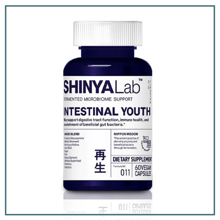 SHINYALAB - Intestinal Youth Gut Health Immune Support Digestive Dietary Supplement, 60 Capsules