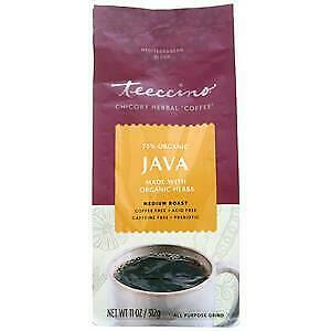 Teeccino - Chicory Herbal Coffee Java - Medium Roast, 11 oz | Pack of 6