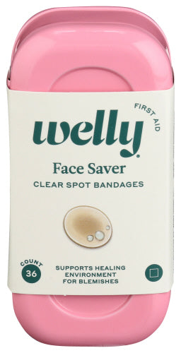 Welly - Face Saver Clear Spot Bandages, 36ct