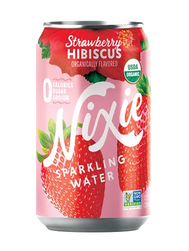 Nixie - Sparkling Water Strawberry Hibiscus, 8 Pack | Pack of 3