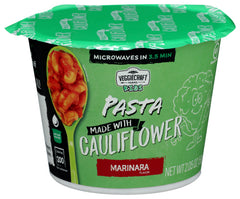 Veggiecraft - Pasta made with Cauliflower/Marinara, 2.05 Oz | Pack of 12