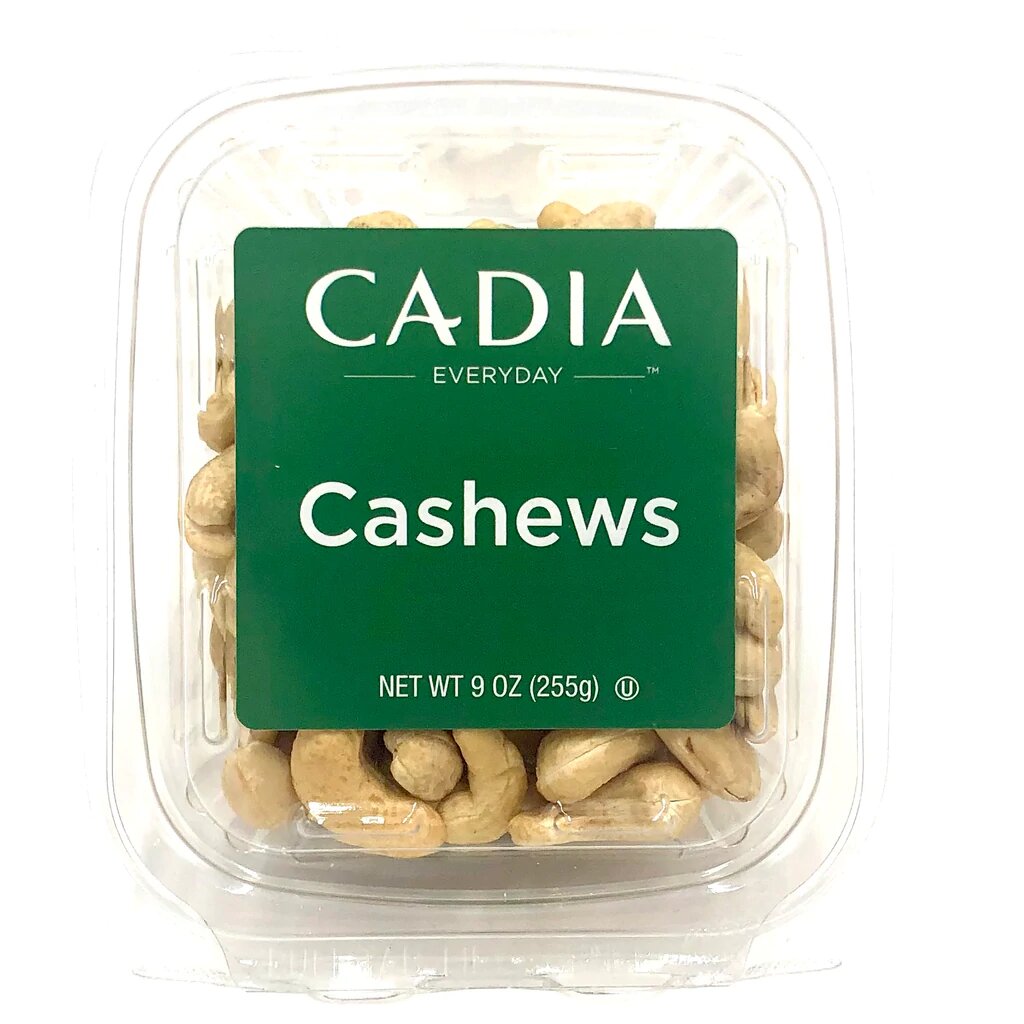 Cadia Everyday - Nut Cashew Raw Tub, 9 OZ. | Pack of 12