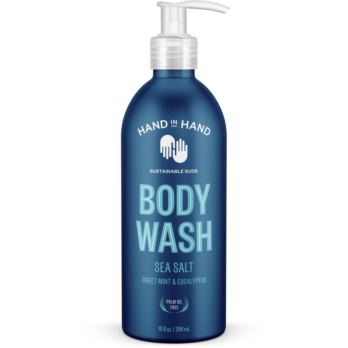 Hand in Hand - Body Wash Sea Salt , 10 Oz.  | Pack of 3