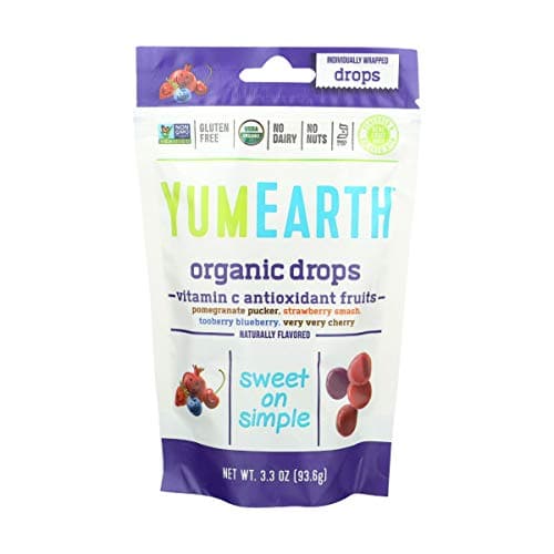 Yummy Earth Organic Vitamin C Drops - Anti-oxifruits - 3.3 Oz
 | Pack of 6