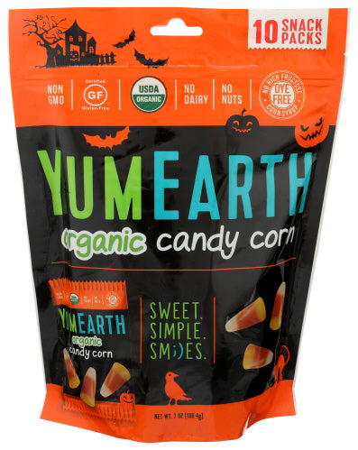 YumEarth - Organic Candy Corn, 7 Oz | Pack of 18