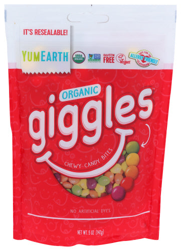 YumEarth - Organic Giggles Candy, 5 oz | Pack of 6