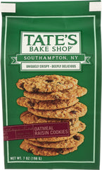 Tate's - Bake Shop Oatmeal Raisin Cookies, 7oz | Pack of 6