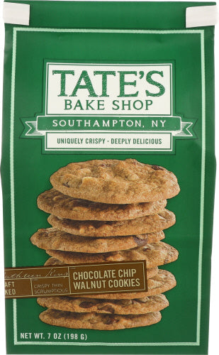 Tate's - Walnut Chocolate Chip Cookies - 7oz | Pack of 6