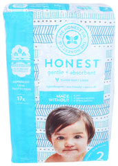 The Honest Company - Diapers Teal Tribal ,Size 2  | Pack of 4