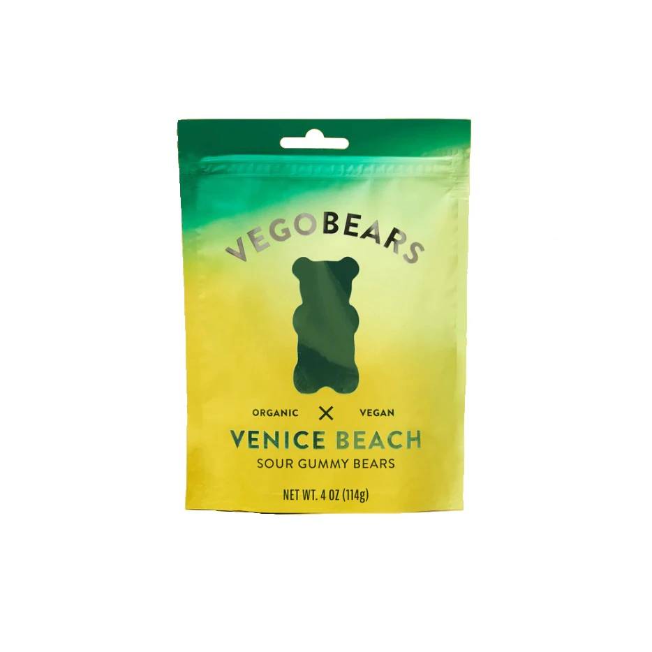 Vegobears - Gummy Bears Lemon Apple, 4 Oz | Pack of 10