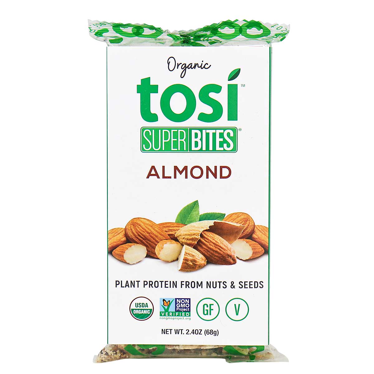 Tosihealth - Bites Supr Almnd Org Case of 12 X , 2.4 oz | Pack of 12