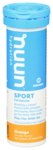 Nuun - Orange Active Drink, 10 Tablets | Pack of 8