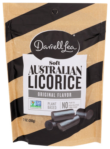 Darrell Lea - Original (Black) Soft Eating Licorice, 7-Ounce | Pack of 8