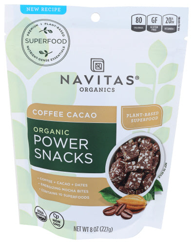 Navitas - Organics Power Snacks Coffee Cacao 8 Oz