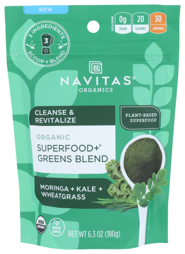 Navitas - Superfood Plus Greens Blend, 6.3 oz