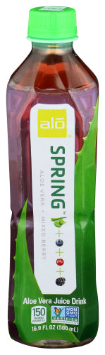 Alo - Aloe Spring Mixed Berry Beverage, 16.9 Oz  | Pack of 12