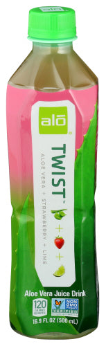 ALO - Twist E Strawberry & Lime, 16.9 Oz | Pack of 12