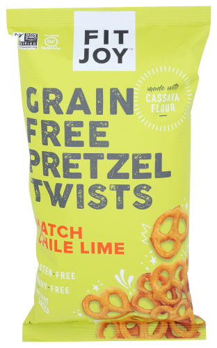 FitJoy - Pretzel Twists Hatch Chile Lime 4.5 Oz | Pack of 12