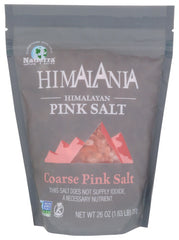 Natierra - Himalania Coarse Pink Salt, 26  Oz - Pack of 6