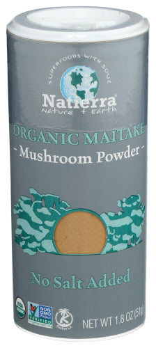 Natierra - Organic Maitake Mushroom Powder 1.8 oz | Pack of 6