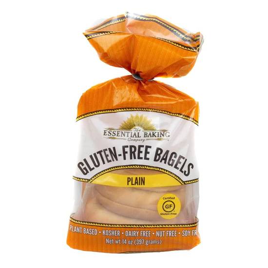 The Essential Baking Company: Gluten Free Bagels Plain, 14 oz
 | Pack of 6