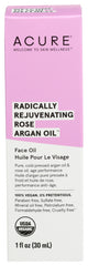 Acure - Radically Rejuvenating Rose Argan Oil, 1 fl oz