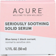 Acure - Seriously Soothing Blue Tansy Solid Serum, 1.7 fl oz