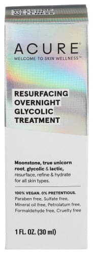 Acure - Treatment Overnight Resurfacing, 1 oz