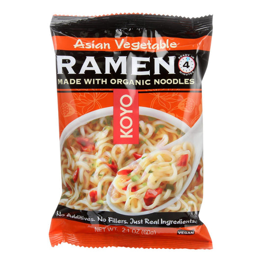 Koyo - Asian Vegetable Ramen Soup, 2.1 Oz | Pack of 12