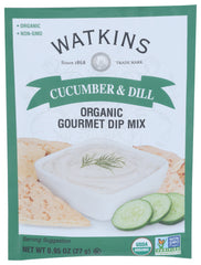 Watkins - Mix Cucmbr Dill Dip Org Case of 12 , 0.95 Oz | Pack of 12