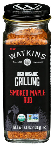 Watkins - Organic Grilling Smoked Maple Rub 3.8 Oz | Pack of 3