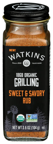 Watkins - Organic Grilling Sweet & Savory Rub 3.6 Oz | Pack of 3