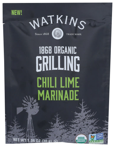 Watkins - Organic Grilling Chili Lime Marinade, 1.06 Oz | Pack of 12