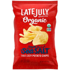 Late July - Sea Salt Potato Chips, 5 oz | Pack of 12