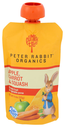 Peter Rabbit - Organics Baby Carrot Squash Apple, 4.40 oz | Pack of 10