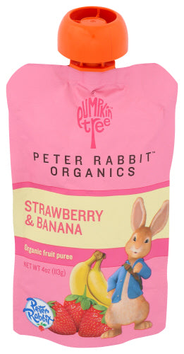 Peter Rabbit - Organics Baby Banana & Strawberry, 4 oz | Pack of 10