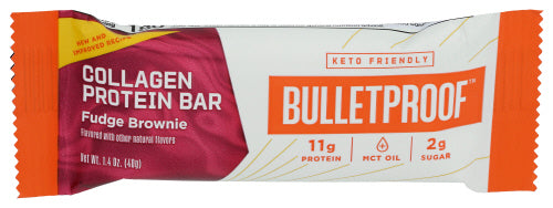 Bulletproof - Collagen Protein Bar Fudge Brownie 12pk, 1.4 Oz | Pack of 12