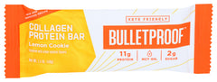 Bulletproof - Collagen Lemon Cookie Protein Bar, 1.4oz | Pack of 12